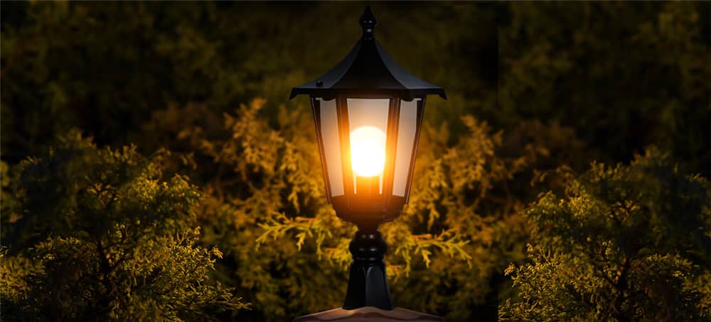 Gate top Lights- Garden Lighting Ideas in India 